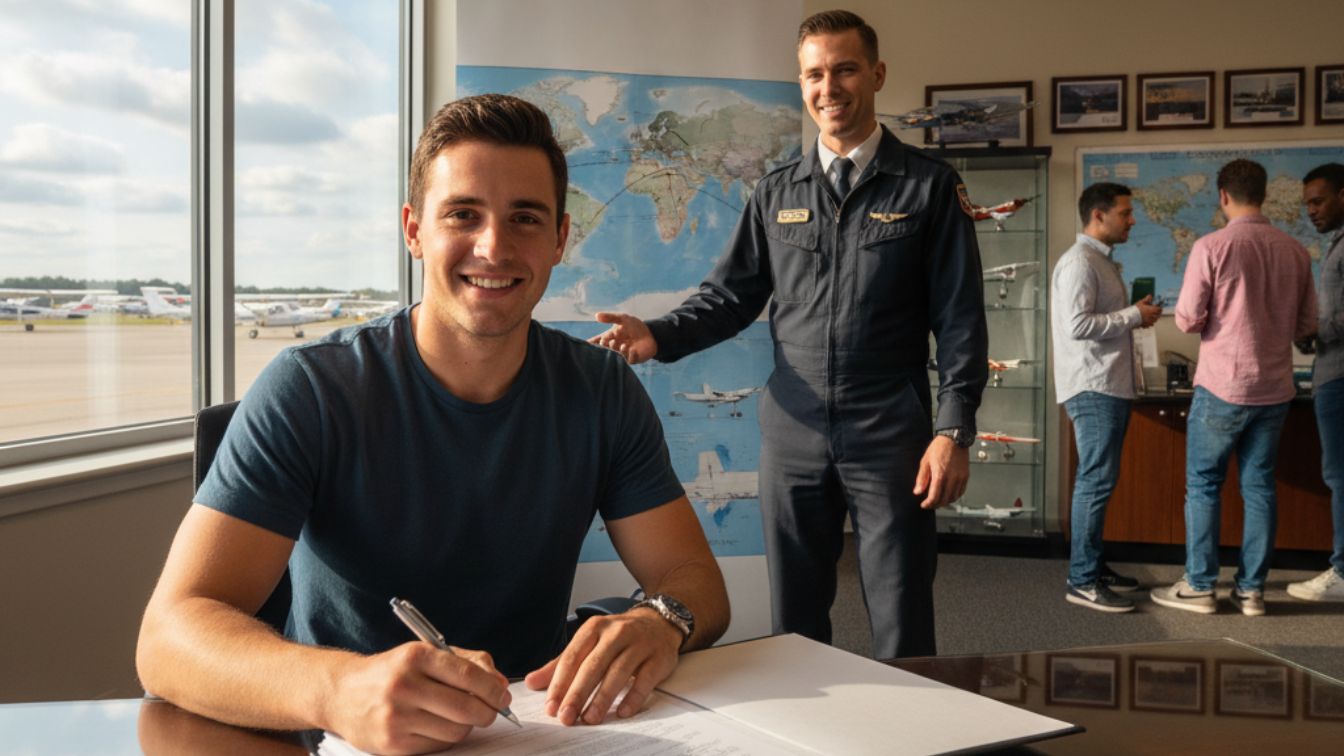 Joining a Flying School